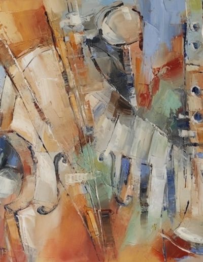 Le Violon 40x40