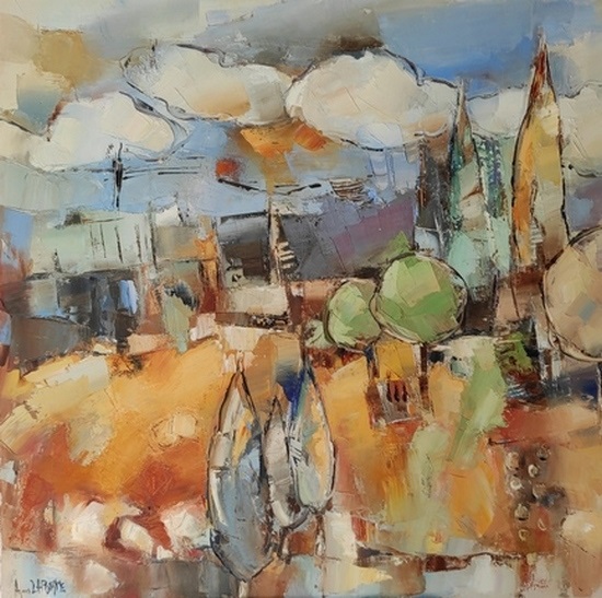 Provence Providence 70x70 agnès laporte