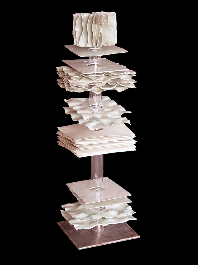 Escale 23 101x32x32 12kg Plexi Métal Et Céramique Tarita